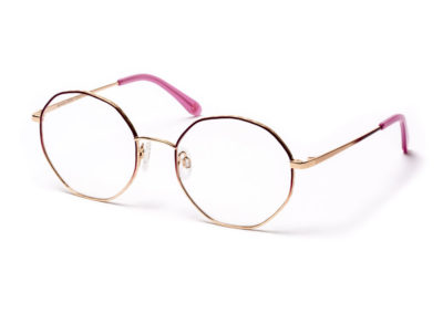 Lunettes Banana Moon, monture metallique et rose