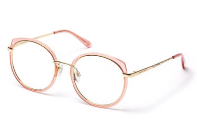 Lunettes Banana Moon, monture métalique et rose pâle