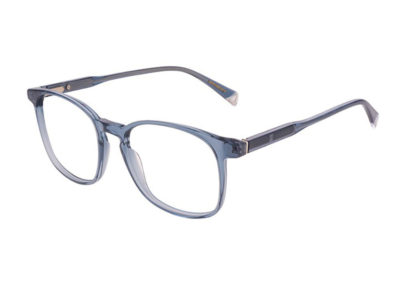 Lunettes Eleven Paris, monture grise translucide