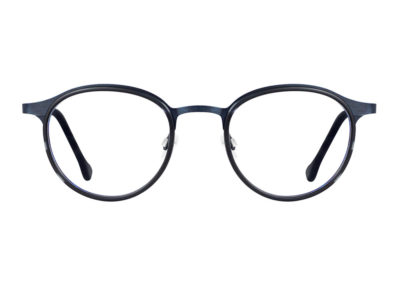 Lunettes Malt, monture bleu foncé et noir