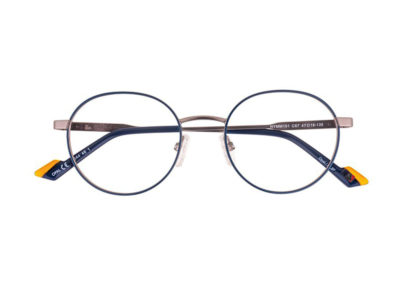 Lunettes New york Yankkees, monture métallique bleue