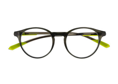 Lunettes New york Yankkees, monture gris foncé et vert clair