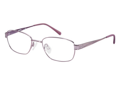 Lunettes Aristar, monture métallique, couleur mauve