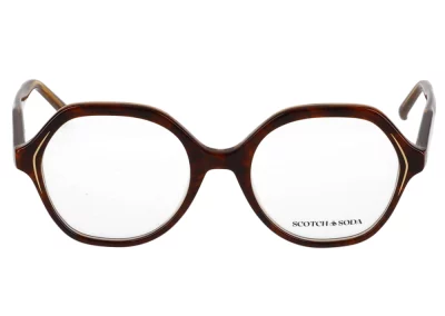 Lunettes Scotch & Soda, monture écaille marron foncé